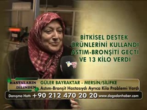 ASTIM-BRONŞİT - KİLO PROBLEMİ RAHATSIZLIĞI VARDI ŞİFALI BİTKİLERİ KULLANDI