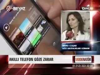 Akıllı telefonlara yakın bakmak göze hasar veriyor