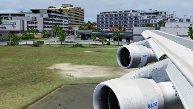 FSX Boeing 747 St Maarten Departure ( HD )