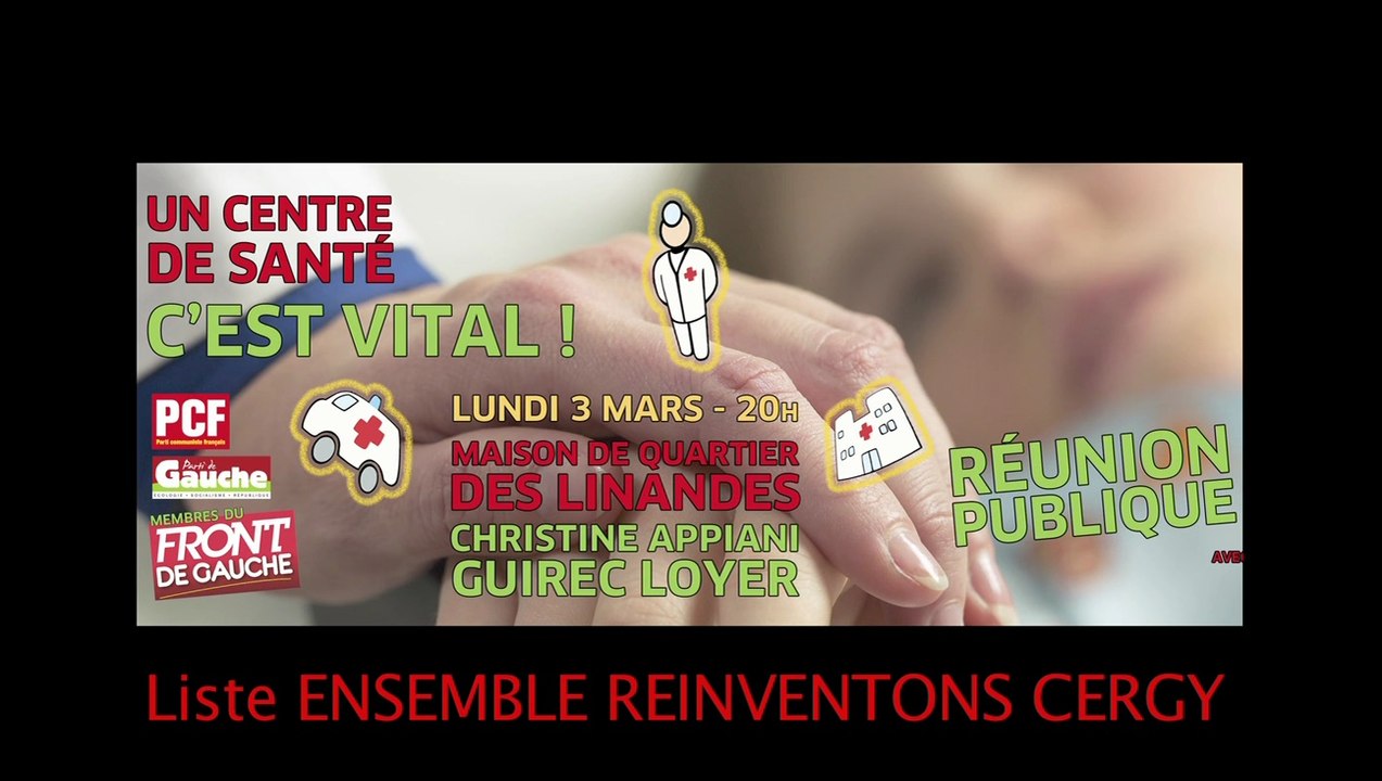 Municipales 2014 ENSEMBLE REINVENTONS CERGY (PCF et PG membres du Front de Gauche) Santé
