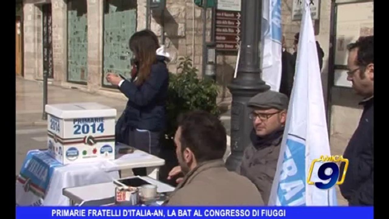Primarie Fratelli D'Italia-An, la BAT al Congresso di Fiuggi