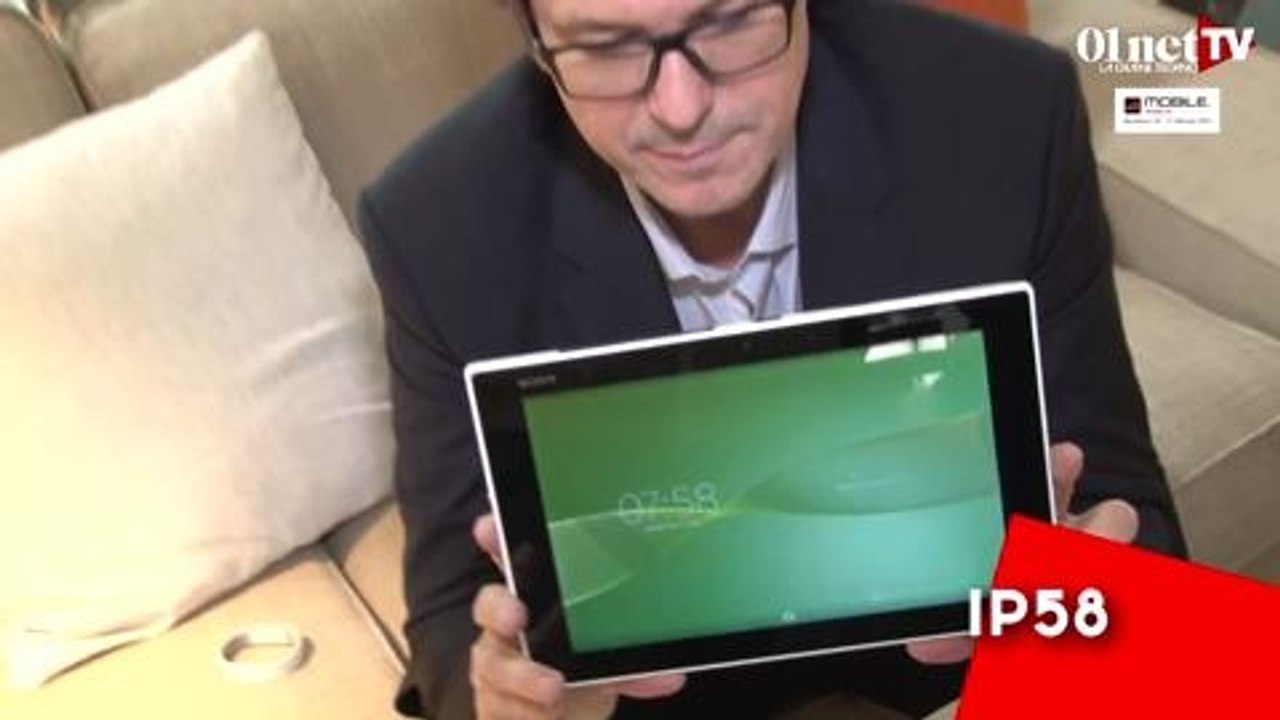 [MWC 2014] : Xperia Z2 Tablet, une tablette étanche, puissante et ultra fine