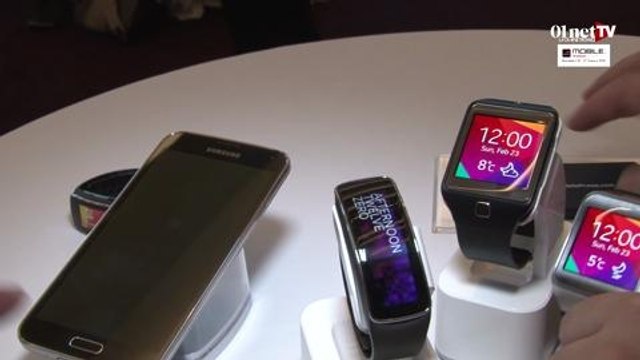 [MWC 2014] Gear Fit, le bracelet connecté de Samsung