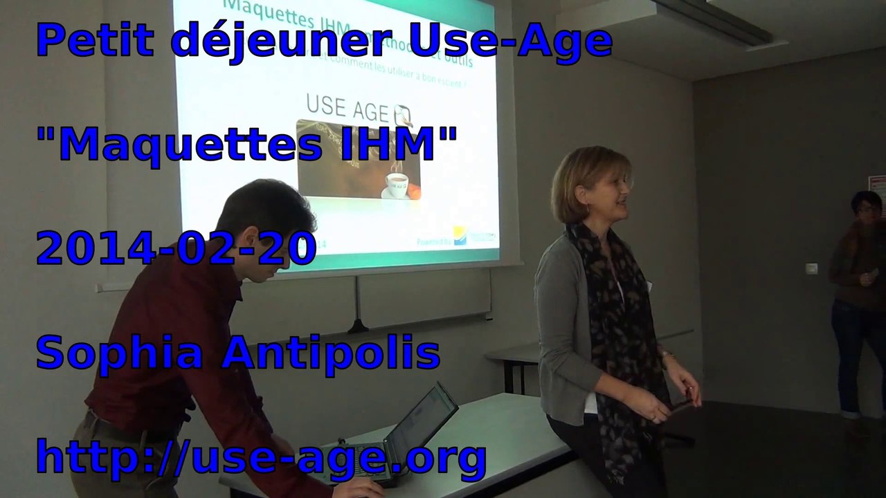 Use Age: Petit Déjeuner "Maquettes IHM" du 2014-02-20