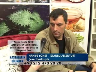 ŞEKER  RAHATSIZLIĞI VARDI ŞİFALI BİTKİLERİ KULLANDI
