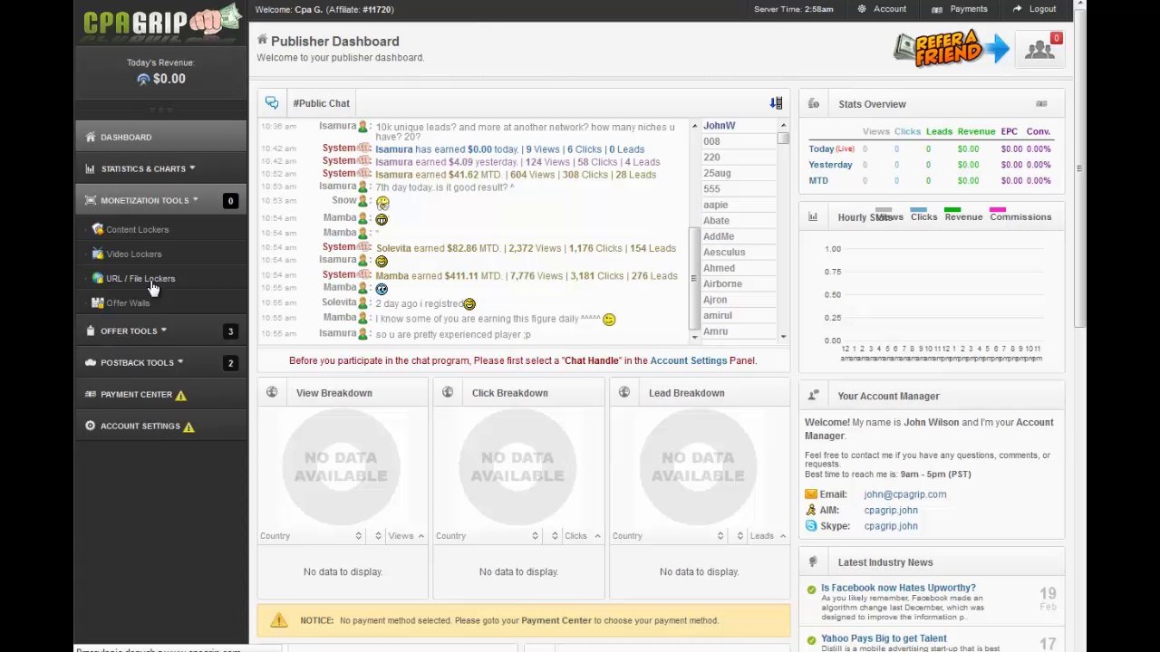 CPAGrip - Lekcja 2 - Jak zacząć zarabiać? Jak ustawić pliki ? [File/URL Locker]
