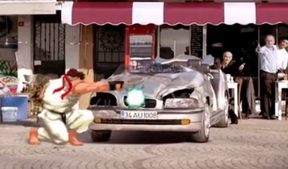Funny Street Fighter Car Insurance Commercial