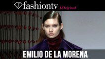 Emilio de la Morena Fall/Winter 2014-15 | London Fashion Week LFW | FashionTV