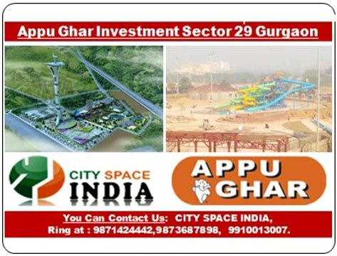 91-9873687898[][]Appu Ghar Food Court Sector 29 Gurgaon|Retail Shops