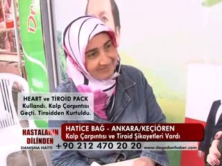 TİROİD- KALPTE ÇARPINTI RAHATSIZLIĞI VARDI ŞİFALI BİTKİLERİ KULLANDI
