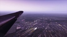 FSX Boeing 727 Landing @ Warsaw City 2013 X ( HD )
