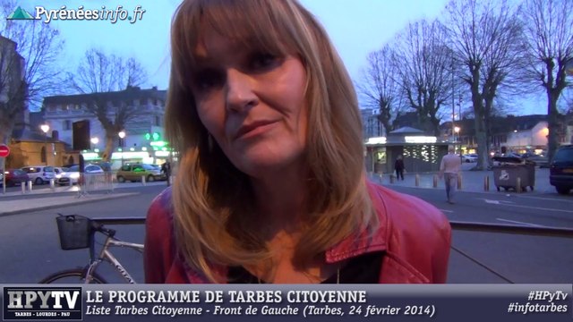 [MUNICIPALES] Tarbes Marie-Pierre Vieu présente son programme (24 février 2014)
