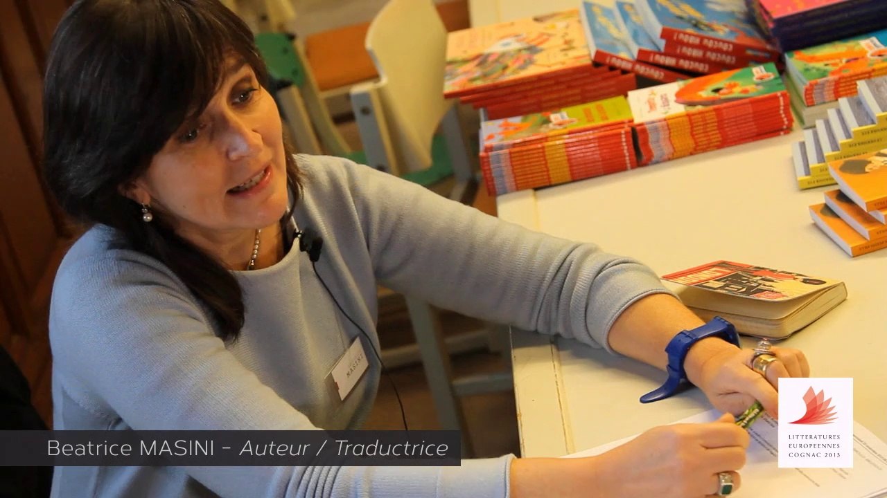Beatrice Masini à LITTERATURES EUROPEENNES COGNAC novembre 2013