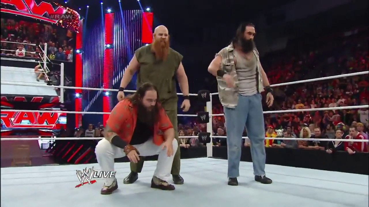 When John Cena fights in a brawl with The Wyatt Family