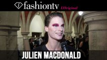 Julien Macdonald Fall/Winter 2014-15 Hair & Make Up | London Fashion Week LFW | FashionTV