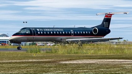 FSX ERJ 145 @ Port Macquarie ( HD )