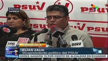 Rechaza PSUV intentos derechistas por desestabilizar al país