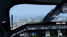 FSX Low Visibility Landing ( Cockpit View ) ( HD )