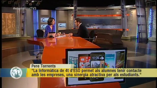 TV3 - Els Matins - Pere Torrents: Els dispositius mòbils poden ser una bona motivació per als es