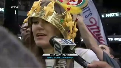 Elle avale 363 ailes de poulet en 30 minutes !