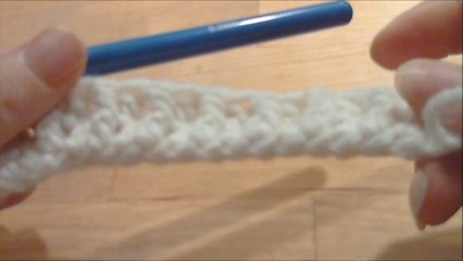 Cours de crochet N°20 - Bride en Relief Avant