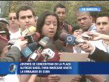 Estudiantes marcharán a la embajada de Cuba para rechazar injerencia