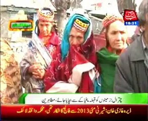 Chitral Kalash tribe Protest against land grabbing
