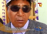 En Puno, la cuestionada labor del congresista Michael urtecho fue criticada durante las celebraciones por el día de los derechos de las personas con discapacidad.