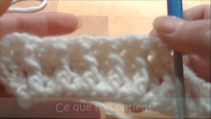 Cours de crochet N°21 - Bride en Relief Arrière