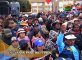 Juliaca sigue paralizada. Y al no haber respuesta por parte de la autoridad edil, los dirigentes de las organizaciones barriales declaran paro indefinido.