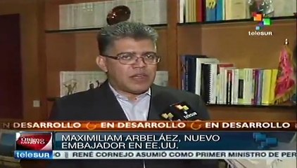 Venezuela designa a Maximilian Arveláez como embajador en EE.UU.
