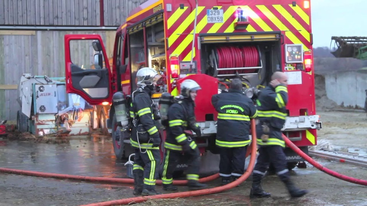 Incendie à Lez Fontaine