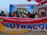 En Trujillo, trabajadores de construcción civil denuncian que están siendo amenazados por delincuentes.