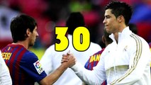 Lionel Messi vs Cristiano Ronaldo ● Top 30 Goals Battle