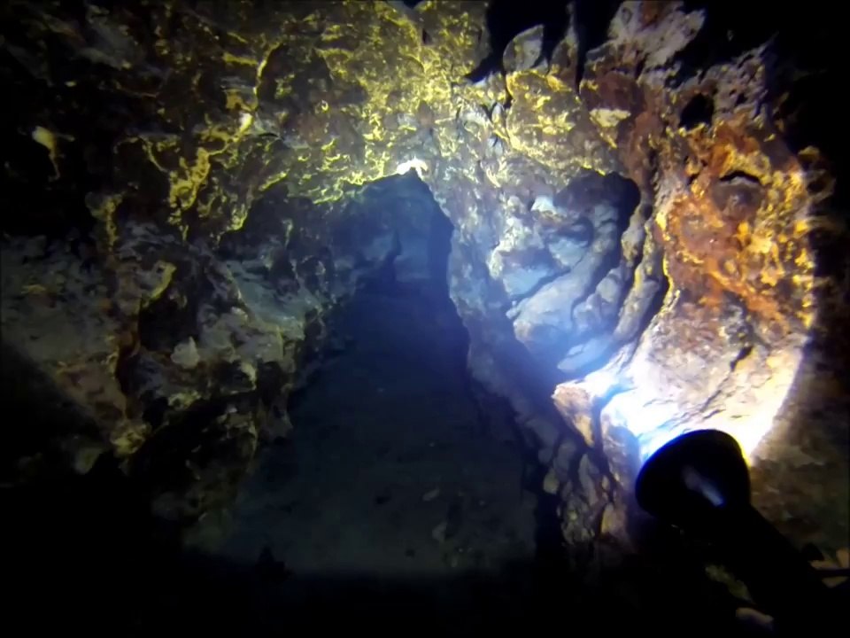 Once in a Lifetime Swim Through Cave