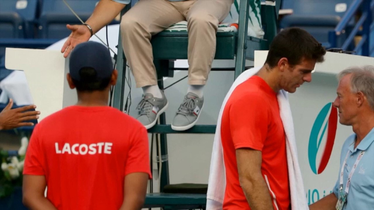 Dubai: Del Potro: 'Handgelenk tut richtig weh'