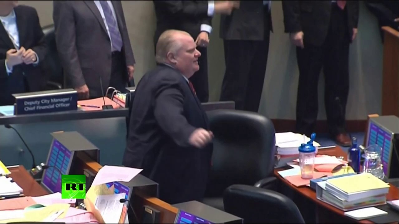Video: Toronto mayor Rob Ford caught dancing in council session