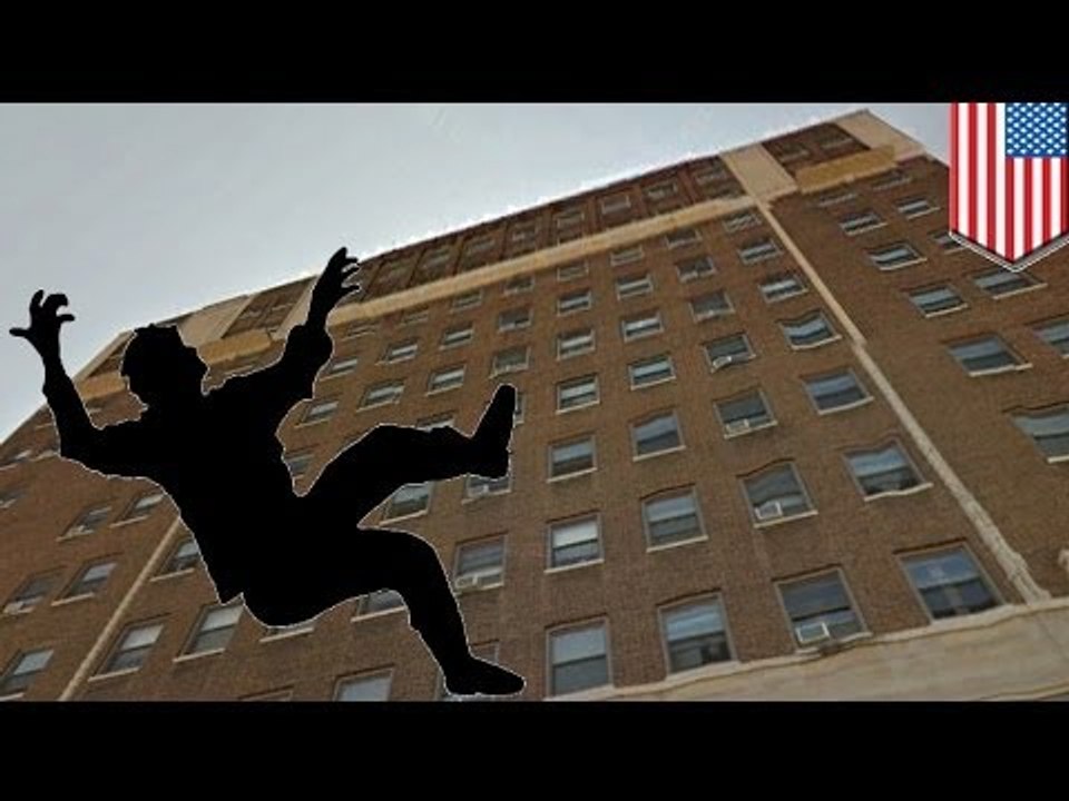 Escape FAIL: Man jumps out window to ditch police, falls 8 stories