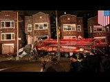 Truck crashes into Bronx house off expressway