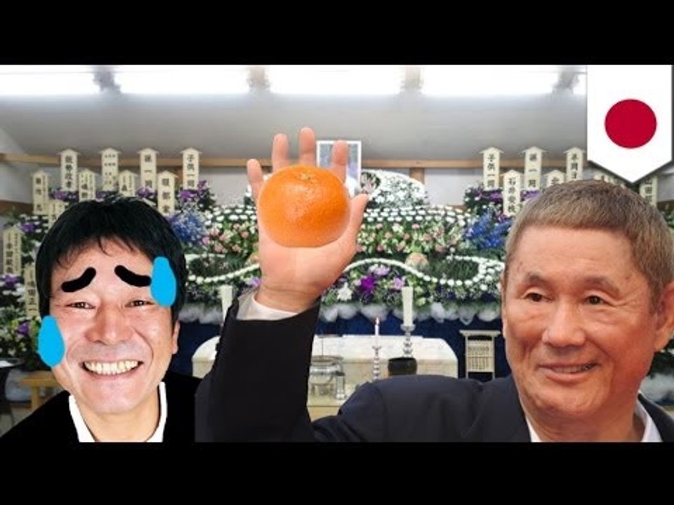 Comedian makes horrible jokes at funeral wake in Japan