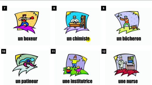 Learn French # Vocabulary # Les professions #3