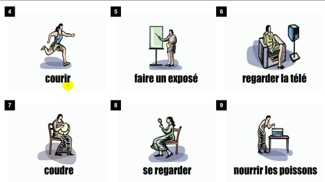 Learn French # Vocabulary # Les verbes #1