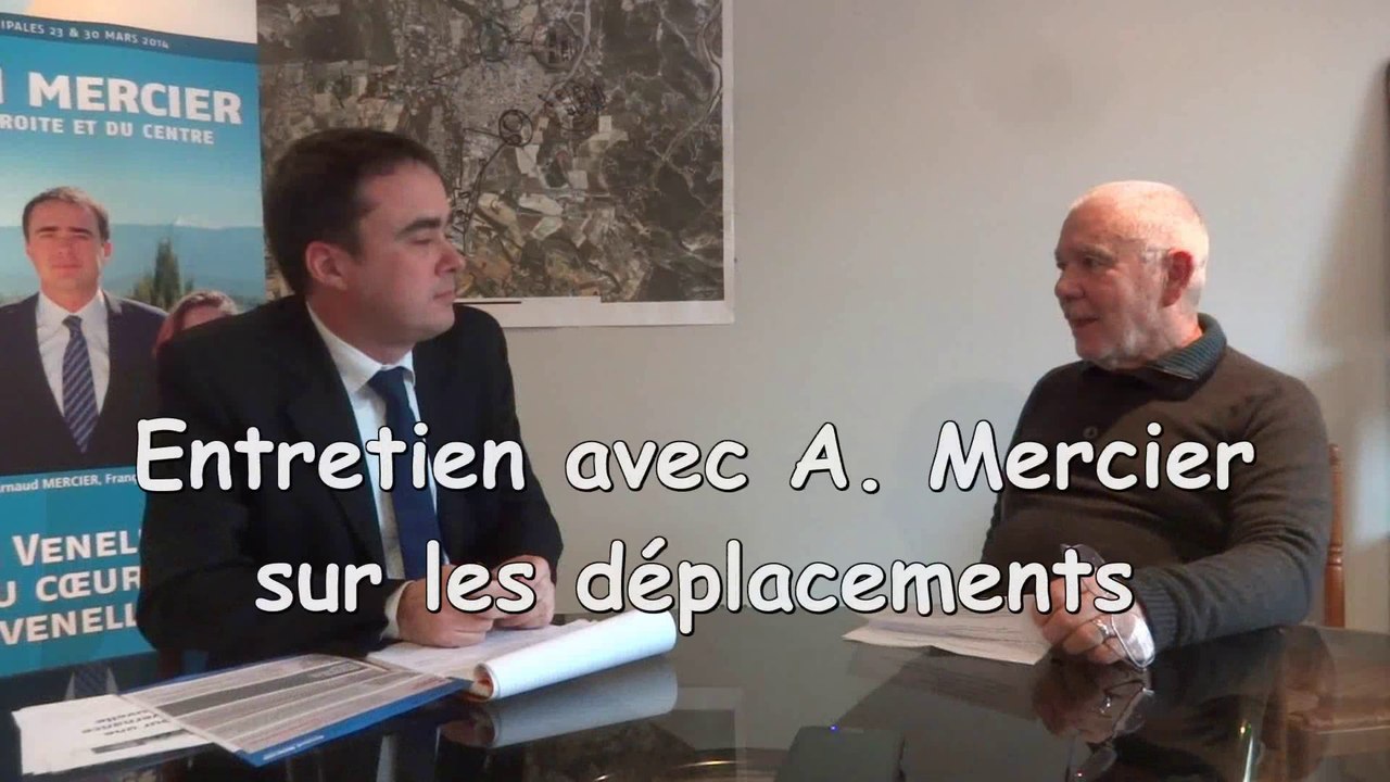 A. Mercier évoque les déplacements à Venelles