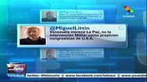 Exige Miguel Littin cesar guerra mediática contra gobierno venezolano