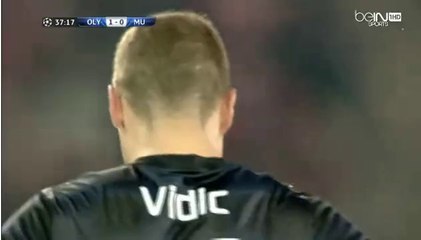 goal Olympiakos Le Pirée	vs Manchester United 1-0