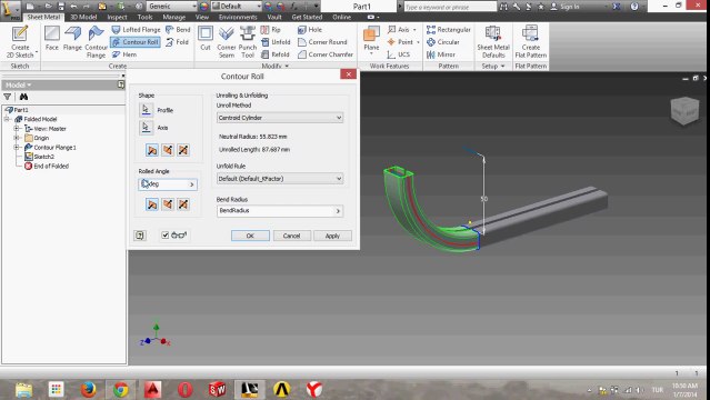 Autodesk Inventor Sheet Metal Uygulaması