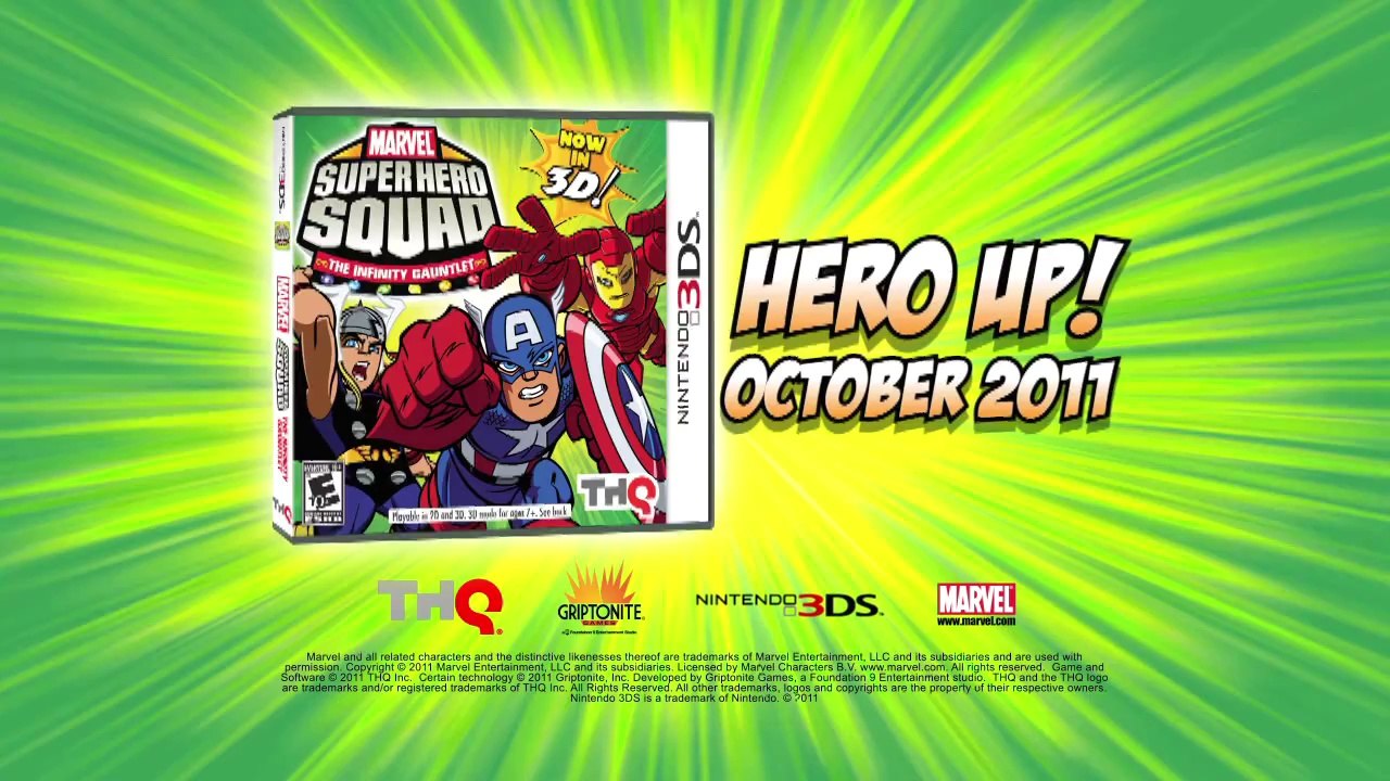 Marvel Super Hero Squad The Infinity Gauntlet 3DS Trailer