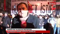 Kadıköy'de vatandaşlar hükümeti istifaya çağırdı