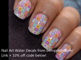 Decals Nail Art Nail Water Decals How To DIY Nail Polish Easy How To With Nail designs cute