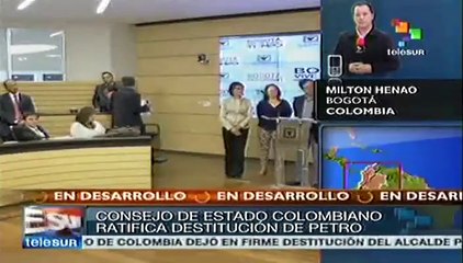 Colombia: Consejo de Estado deja en firme la destitución de Petro